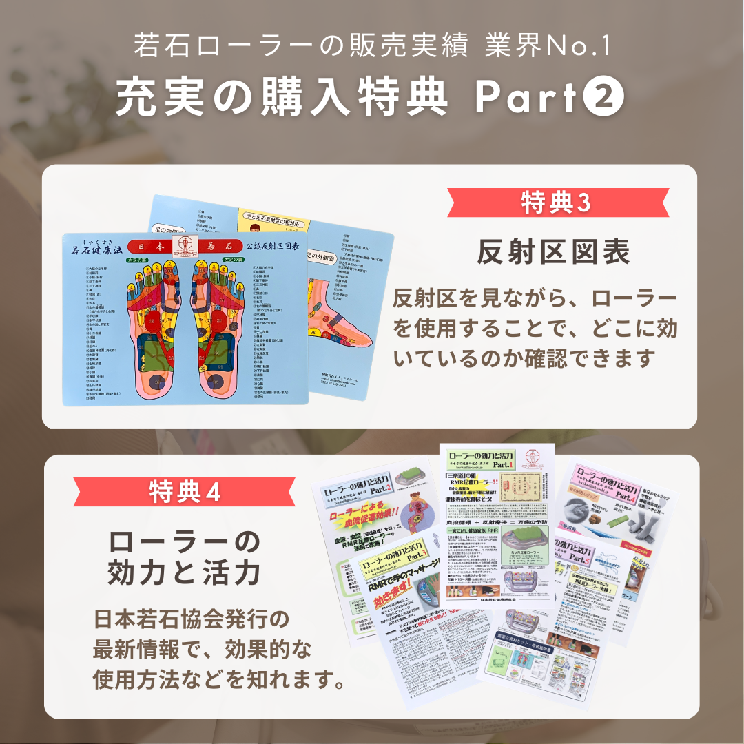 3000円OFFクーポン 新型 若石RMR足療ローラー(足もみ入門セット付き)特典 3000円OFFクーポン 新型 若石RMR足療ローラー(足もみ入門セット付き)特典